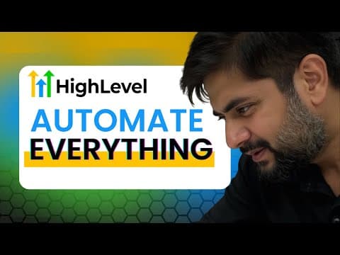 Easy Steps to Save Time With GoHighLevel Workflows!